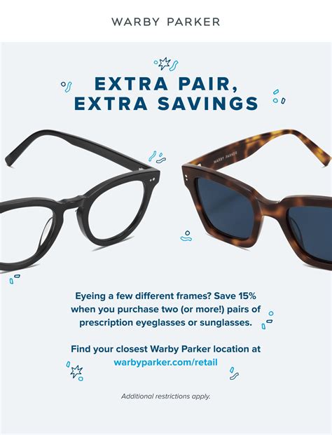 warby parker sale.